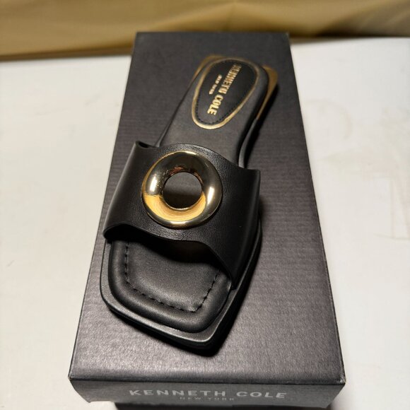 Kenneth Cole New York Asher Women's Dress Sandals Black Size 5 NEW - Picture 1 of 9